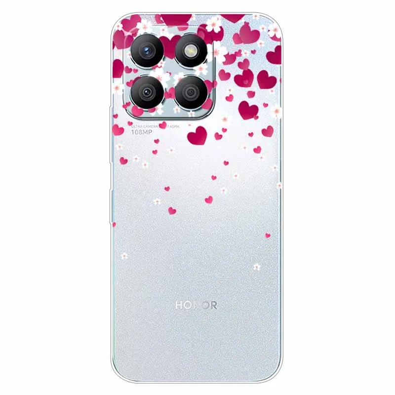Coque TPU Souple Huawei Honor 8X - Motif Rosace Blanche - Anti-Choc Gel Transparent - Novago