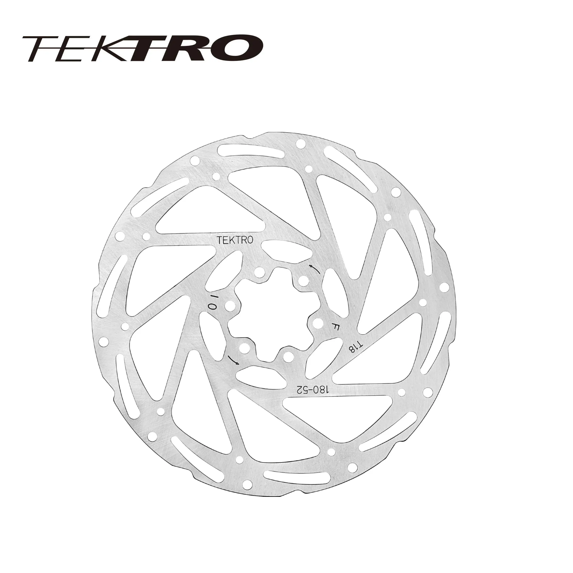 TEKTRO Bicycle Disc Brake Rotor TR-52 160mm/180mm For Mountain