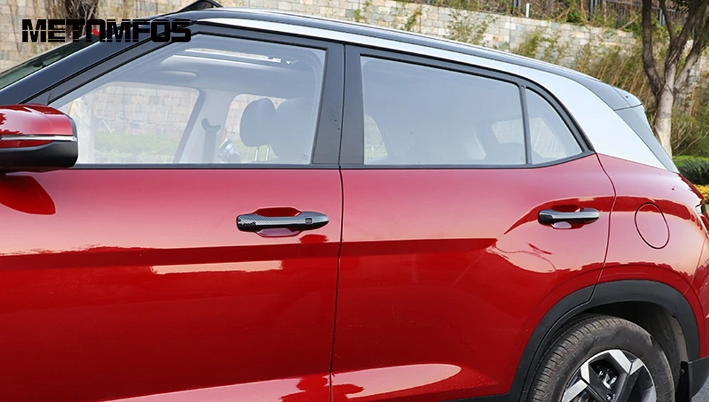 For Hyundai Cantus Creta ix25 2020 2021 2022 Carbon Fiber Side Door Handle  Cover Trim Protector Sticker Accessories Car Styling - AliExpress