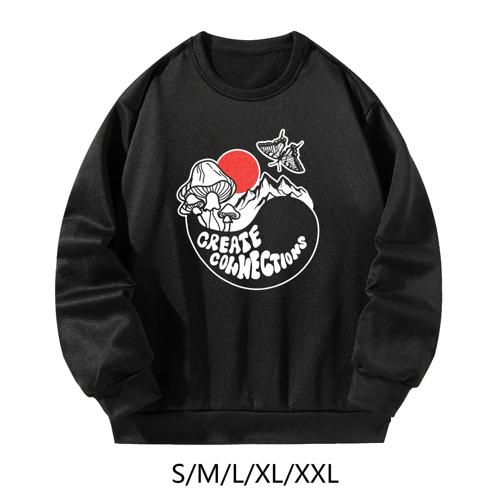 

Womens Sweatshirt Long Sleeve Tops Gift Pullover for Street Work Backpacking