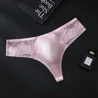 Tanga homme sans couture, string en dentelle, lingerie masculine, poche convexe 3D, sous-vêtements grande taille pour hommes, sexy pour les garçons, tangas hommes. 1