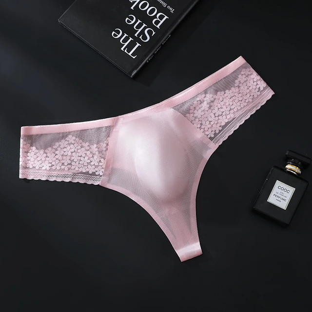 Tanga homme sans couture, string en dentelle, lingerie masculine, poche convexe 3D, sous-vêtements grande taille pour hommes, sexy pour les garçons, tangas hommes. 1