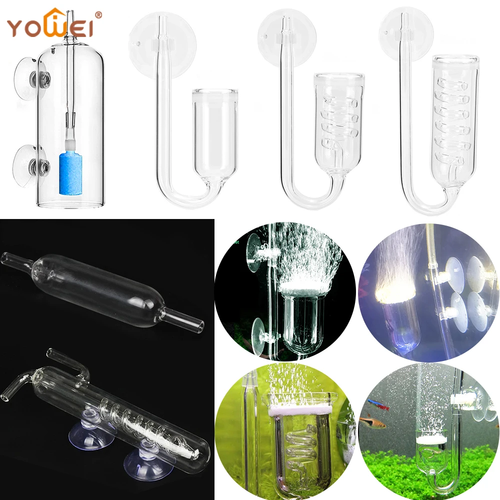 Difusor CO2 de cristal Boyu. Reactor espiral CO2 para acuarios Boyu 130 -  Ibercan