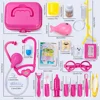 New！Doctor Play Set Doctor Toys for Kids Pretend Play Medical Tool Toy with Portable Suitcase Educational Toy Gift for Kids 4