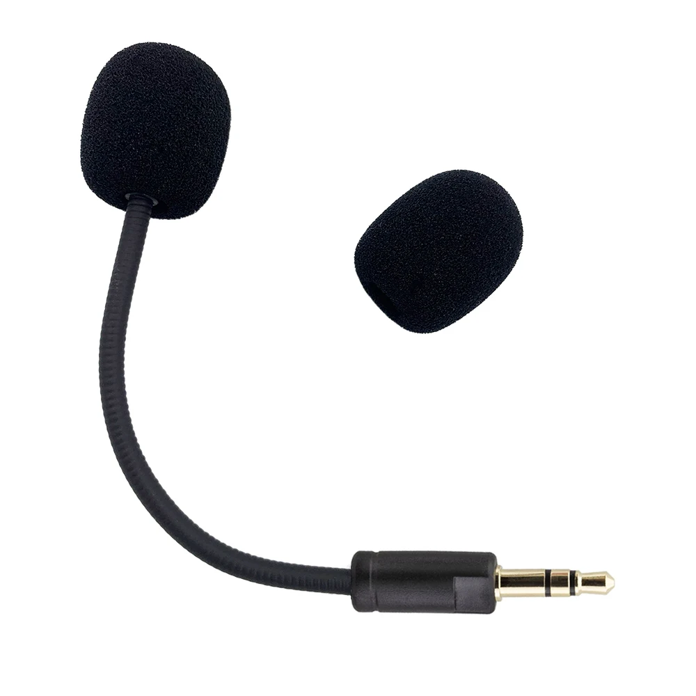 Microphone de jeu en mousse plaqué or, remplacement OFC, Aux, 3.5mm, pour  Logitech G733 G-733 G 733, casque d'écoute