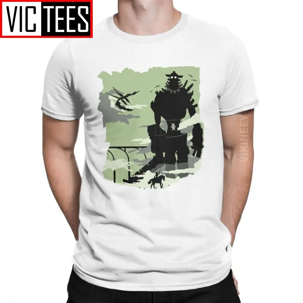 Silhouette Of The Colossus Tshirt Uomo Shadow Of The Colossus T-Shirt In Cotone Umoristico 2021 Vestiti