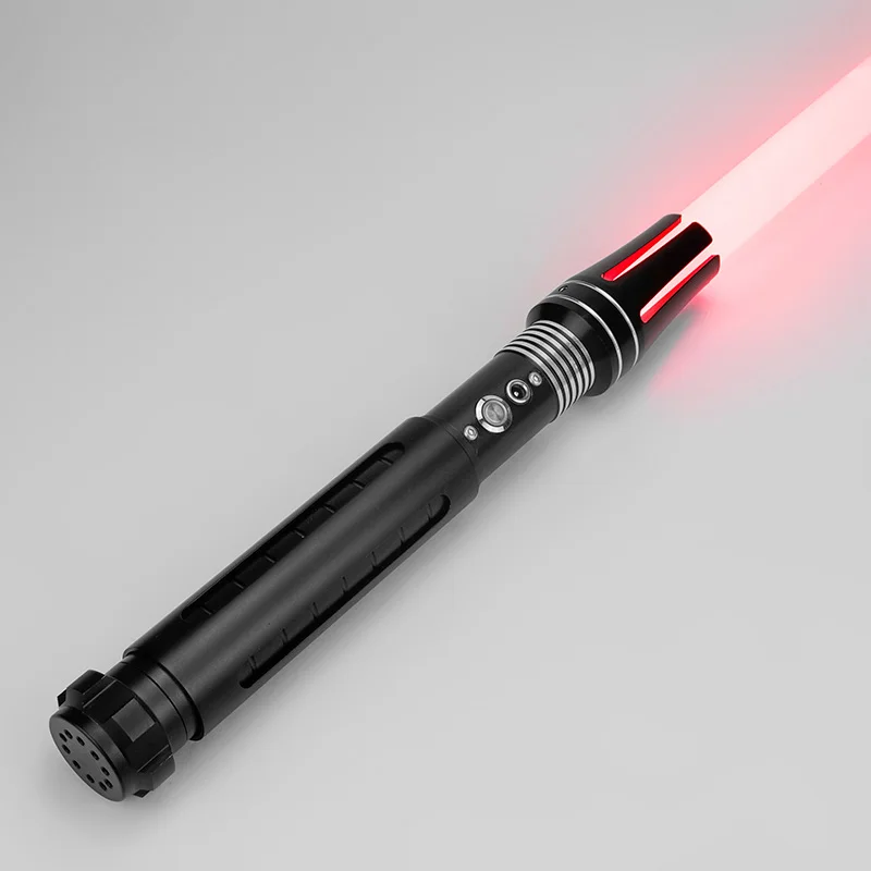 

SOLO Metal Aluminum handle Lightsabers RGB/Pixel Smoothly wields 25 fonts multiple color-changing percussion effects FX Duel