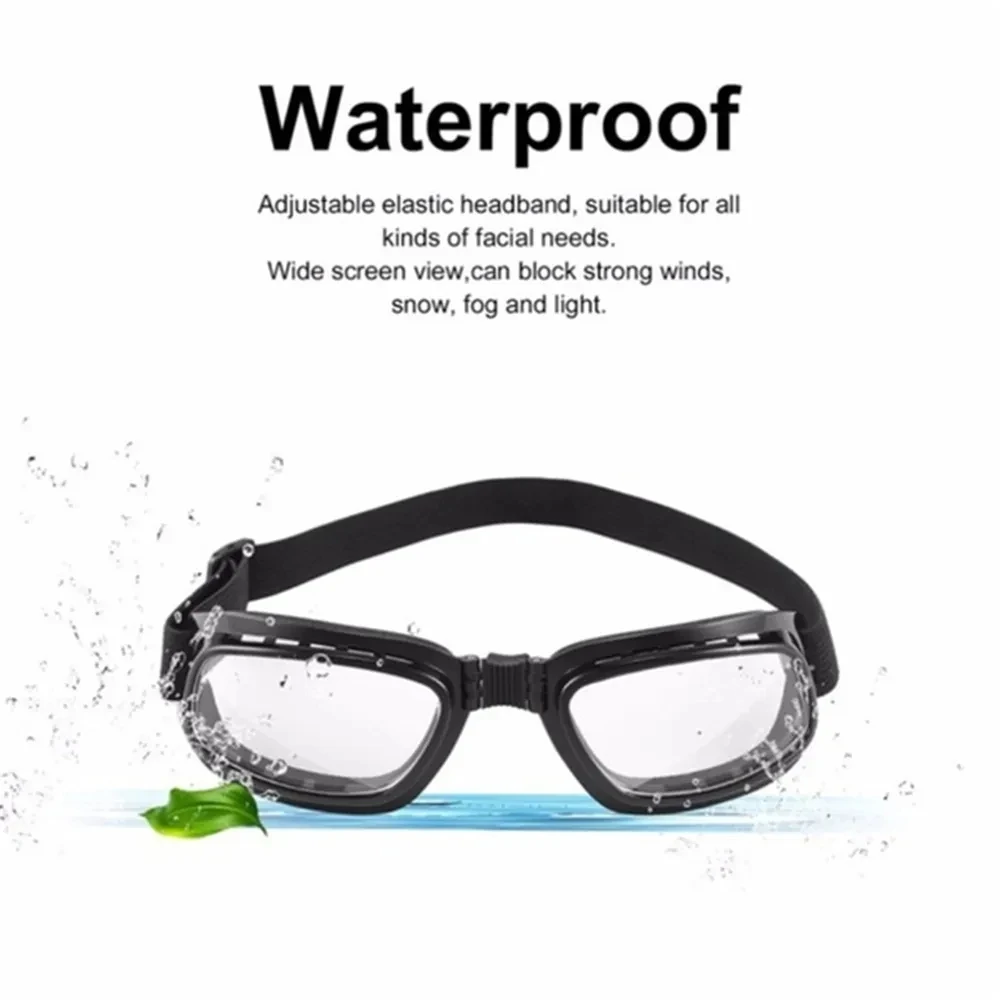 Óculos de esqui à prova de vento para esportes ao ar livre, óculos de motocicleta, óculos de esqui, óculos de sol à prova de poeira, óculos de proteção anti-impacto_voghion.com