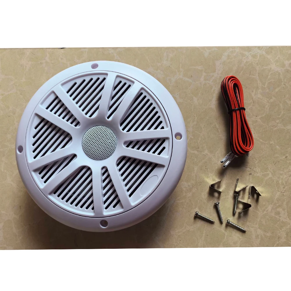 Marine Speakers 6.5 Inch Waterproof Weather Resistant Stereo For Yachts Golf cart RV ATV UTV