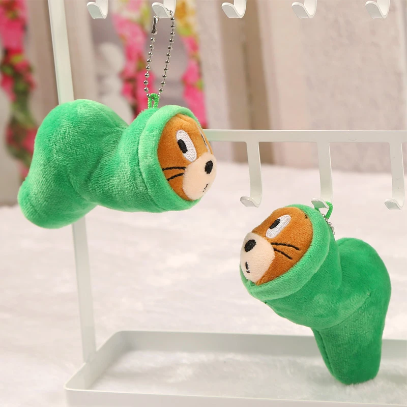 

Мультяшная милая плюшевая гусеница, мышь, игрушка, подвеска, украшение, подарки