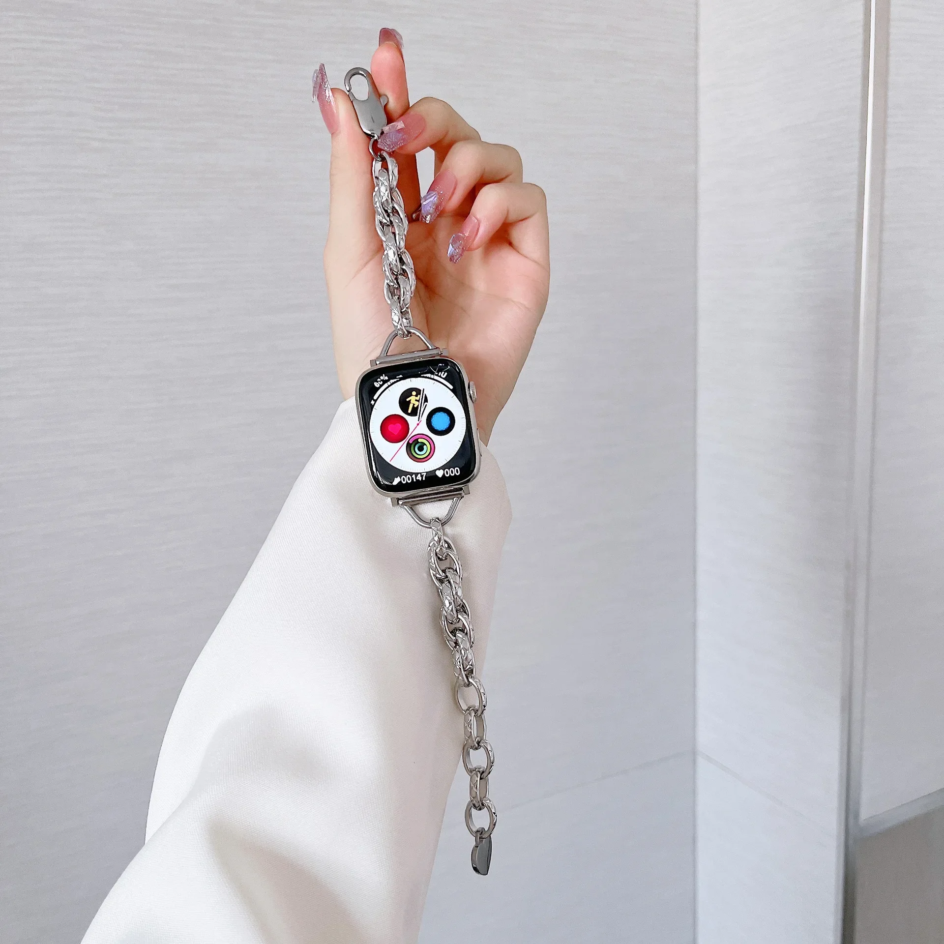 Watchbands Gold Bracelet For Apple Watch Band 8 Se Ultra 7 6 5 4 3 2 1 Luxury Wristband For Iwatch Bands Pulseira 40mm 44mm 45mm