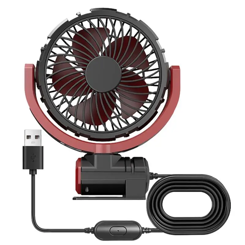

Car Dashboard Small Fan Mini Single Head Fan USB Rechargeable 360 Degree Rotation Noiseless Travel Vehicle Car Air Cooling Fan