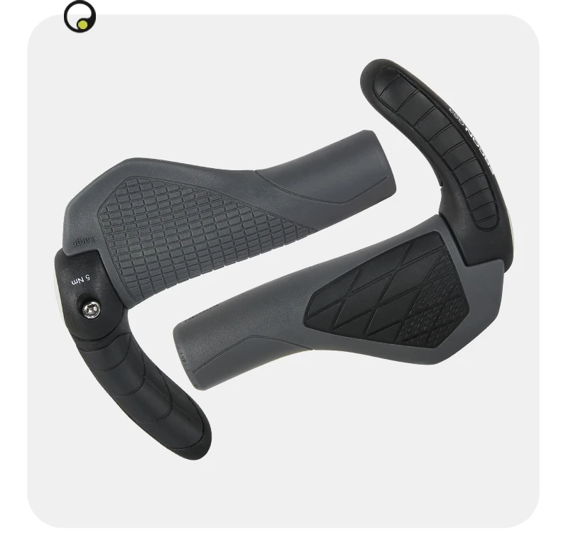ERGON GS3 Fahrradlenkergriffe, rutschfeste Gummigriffe, MTB-Fahrradgriffe, verstellbare Lenkerenden, Handgriffe 5Nm – Detail 7