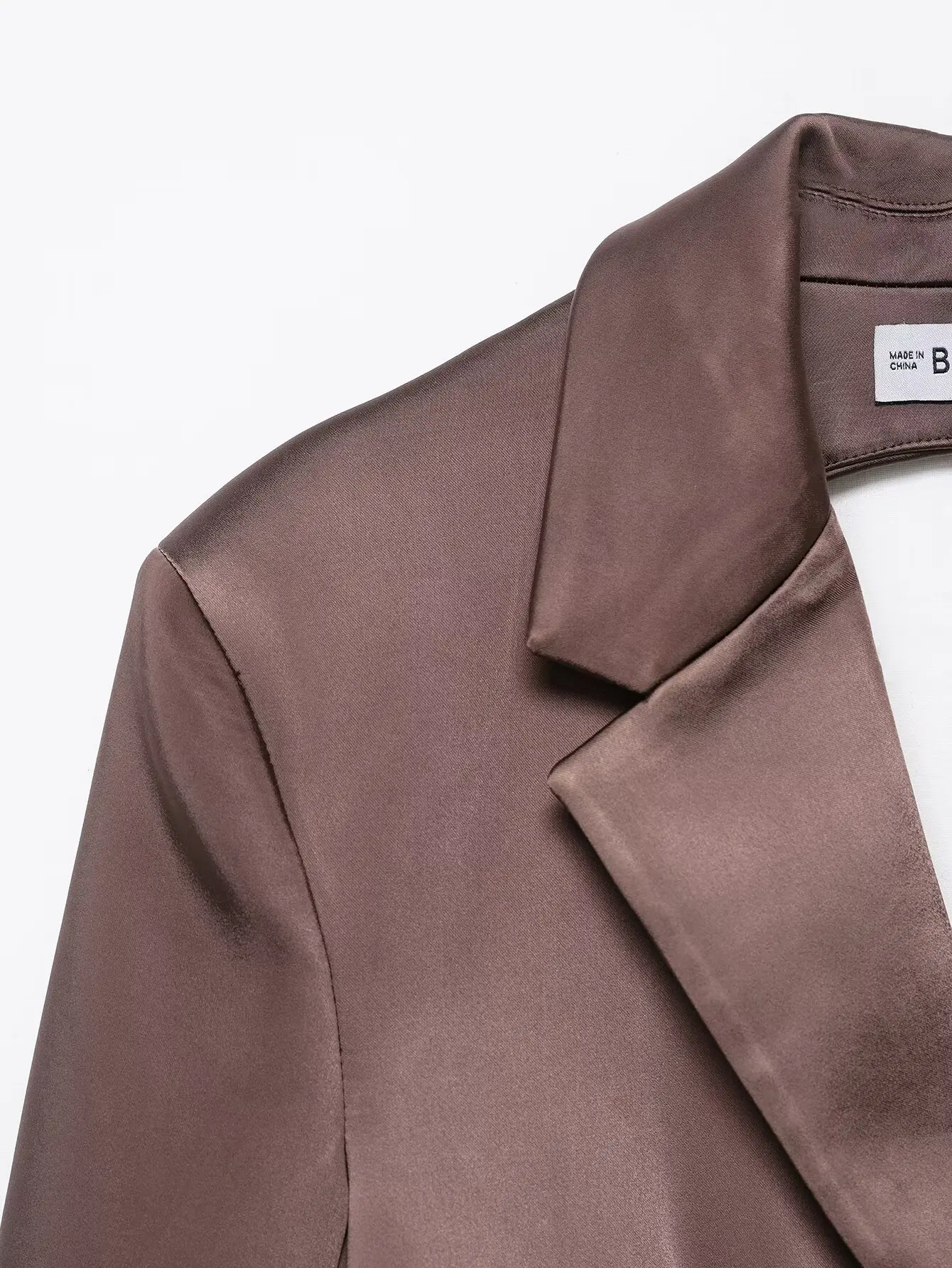 Women Summer Vintage Solid Chic OL Blazer Female Coffee Coat Lady Fashionable Sexy Backless Single Button Blazer Top Streetwear