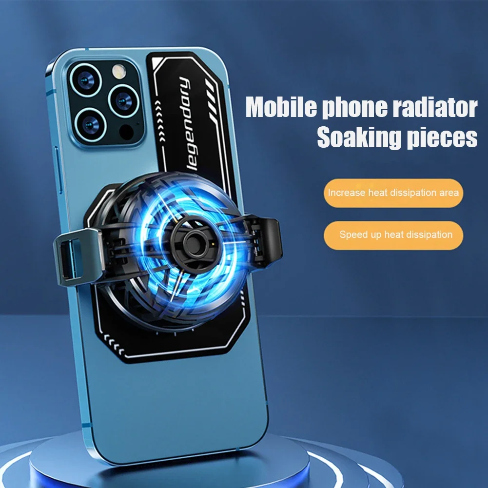 Adesivo radiante magnetico per radiatore con piastra di raffreddamento per telefono cellulare per ventole di raffreddamento del gioco Dissipatore di calore per iPhone/Samsung/Xiaomi - Image 2