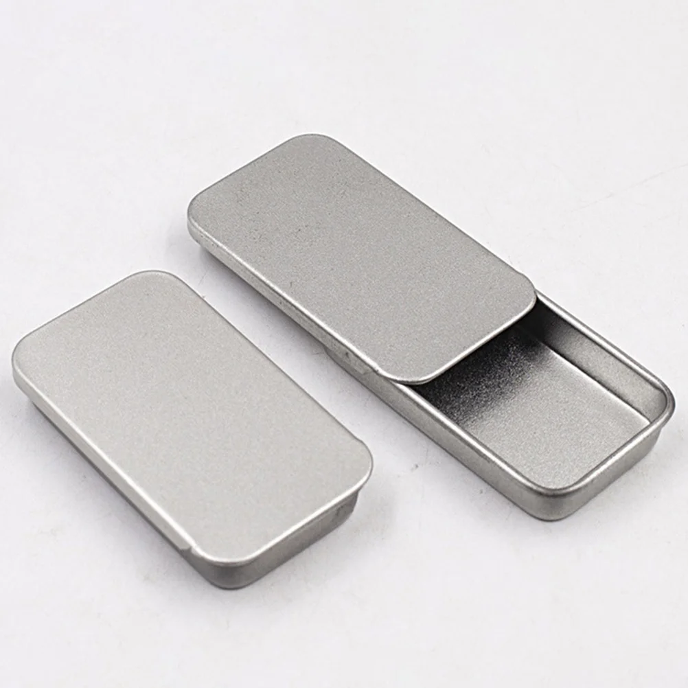 18 Pcs Balm Box Tins Drawer Candy Tinplate Container Gift
