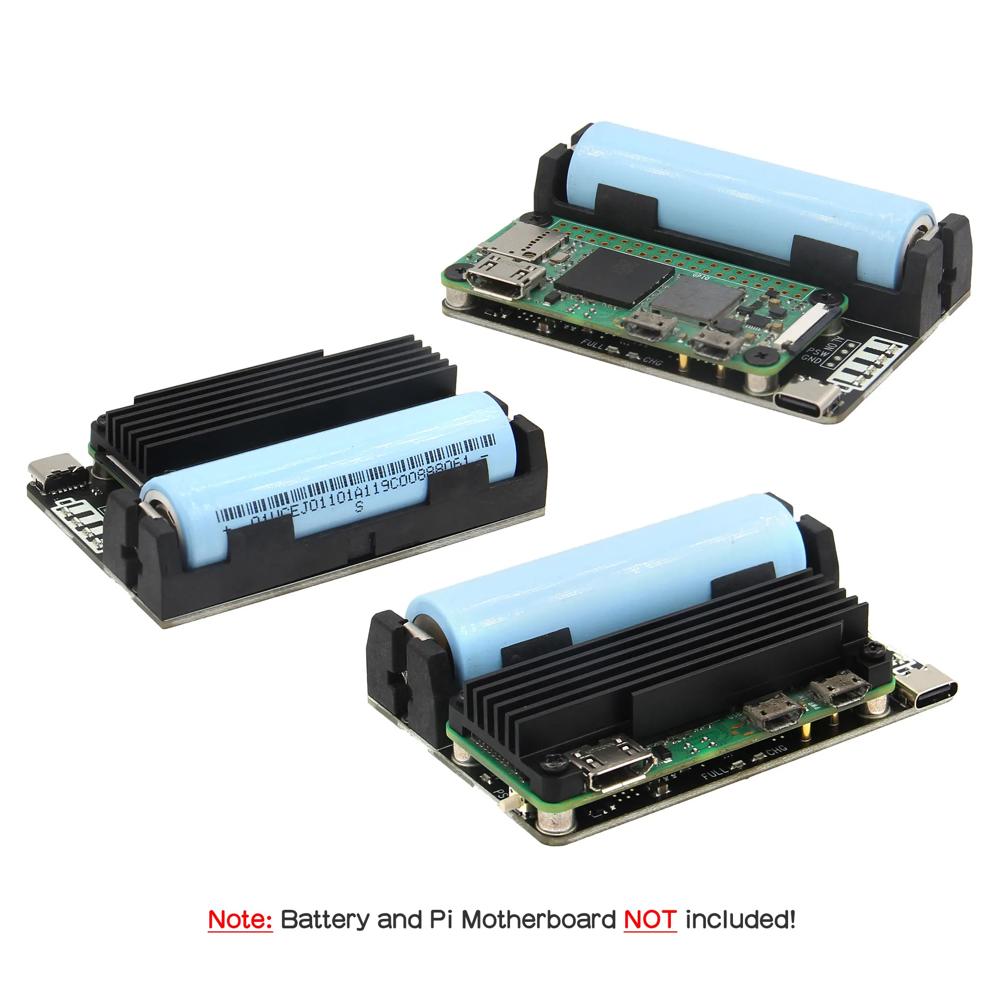 Geekworm X306 18650 UPS Shield for Raspberry Pi Zero 2 W - AliExpress