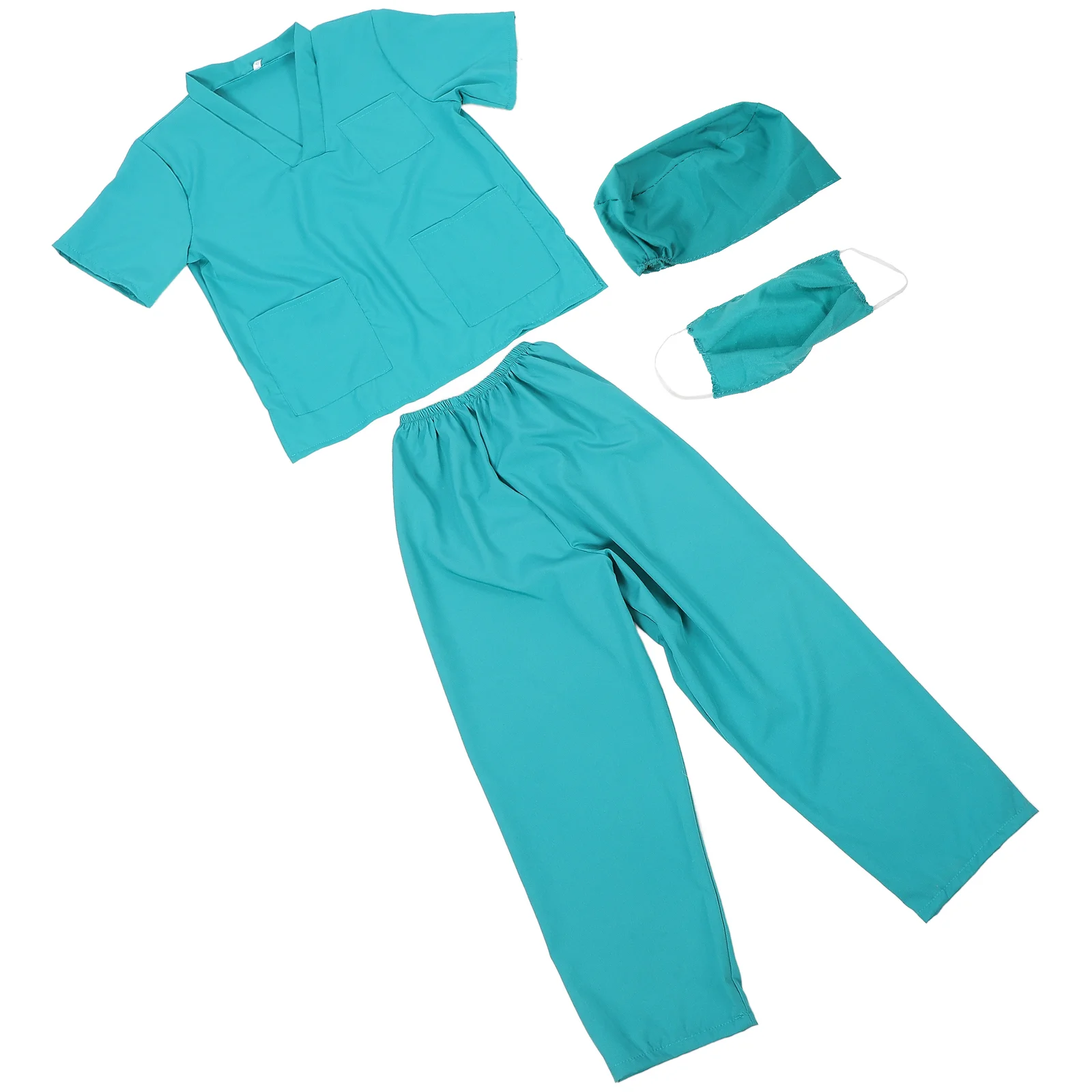 Washable Cosplay Children's Doctor Clothing Kids Dress Cotton Costume Glasses for