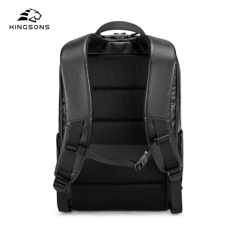 Waterproof Black Sports Backpack For Men Laptop College