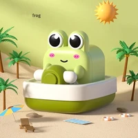 Frog Bath Toy with Clockwork for Kids, Wind-Up Swimming Pool Bathtub Baby Bath Toy, Birthday Gift for Toddlers Kids Infants 2