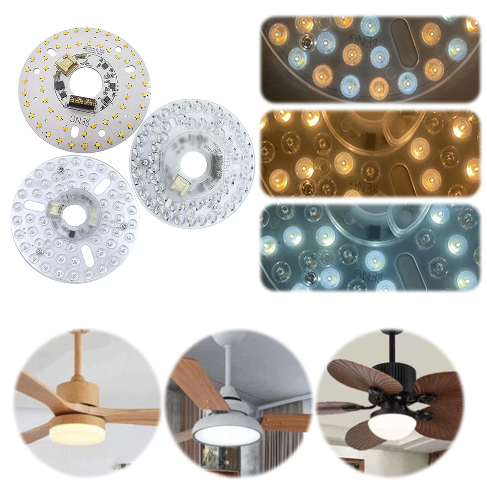 Dimmable Ceiling Fan Light Retrofit Kit with Adjustable Color Temperature