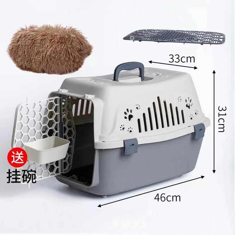 Outdoor Pet Travel Luggage Creativity Honeycomb Door Breathable Cat Carrier  Box Dog Portable Air Case Consignment Rabbit Cage - AliExpress