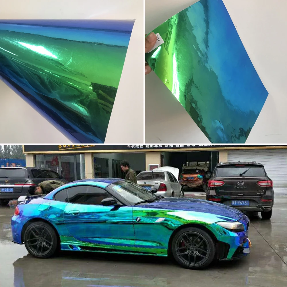 HOHO 20x60 Silver Gloss Auto Vehicle Vinyl Wrap Film Roll Sticker with Air Release for Car Body Interior 