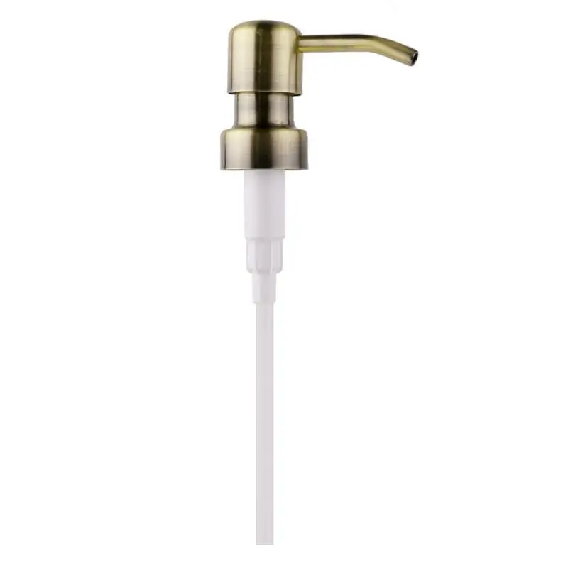 Metal DIY Soap Pump Liquid Lotion Dispenser Replacement Head Jar Tube 28/400 Thread Standard Pump Cap Cap Liquid Soap Dispenser 4
