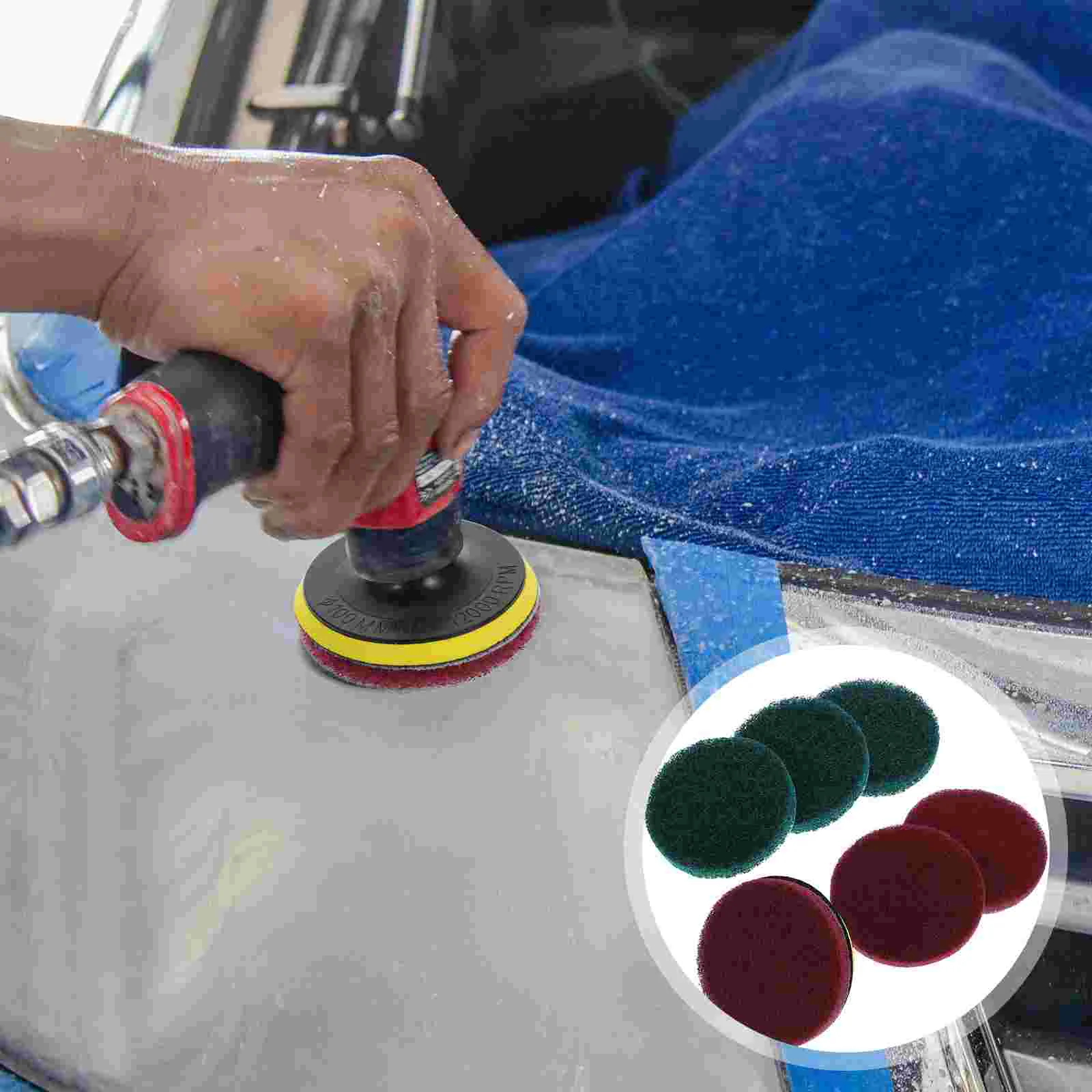 

7-piece Electric Drill Brush Set Drills Scrubbing Scouring Pad Power Cleaning Bits