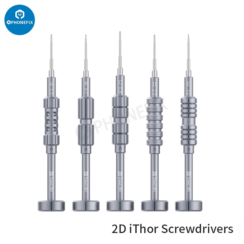 QIANLI 2D Precision Screwdriver Set Hand Tools for iPhone LCD Screen Disassembly Multi Type Anti-Slip Cell Phone Repair Tool
