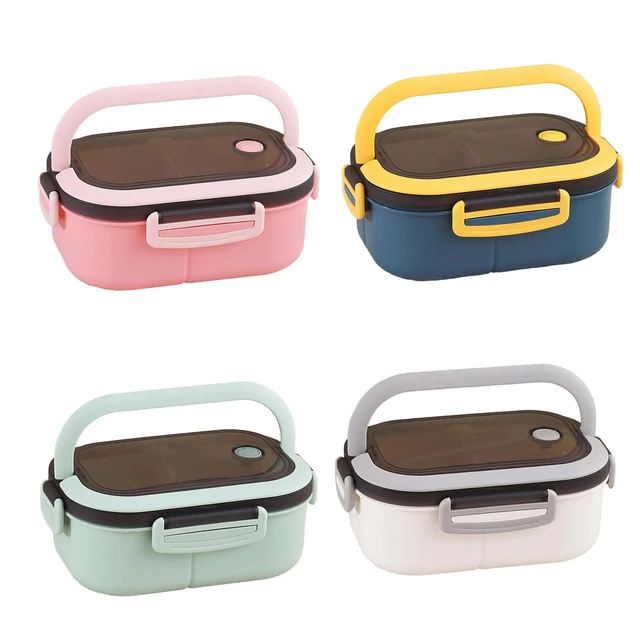 Divided Lunch Containers With Lid & Spoon Improved Freshness Keep Meals Hot  Food Storage Box With 3 Compartments For School Kids - AliExpress