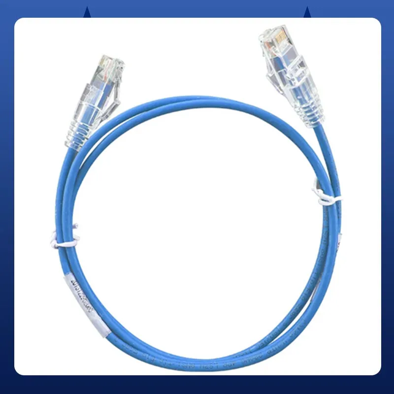 Патч-корд Cat6A RJ45 UTP 28AWG цветной тонкий Ethernet-кабель для сети Cat 6 Lan Ethernet-кабель PVC Интернет Lan-Кабель для ноутбуков маршрутизаторов