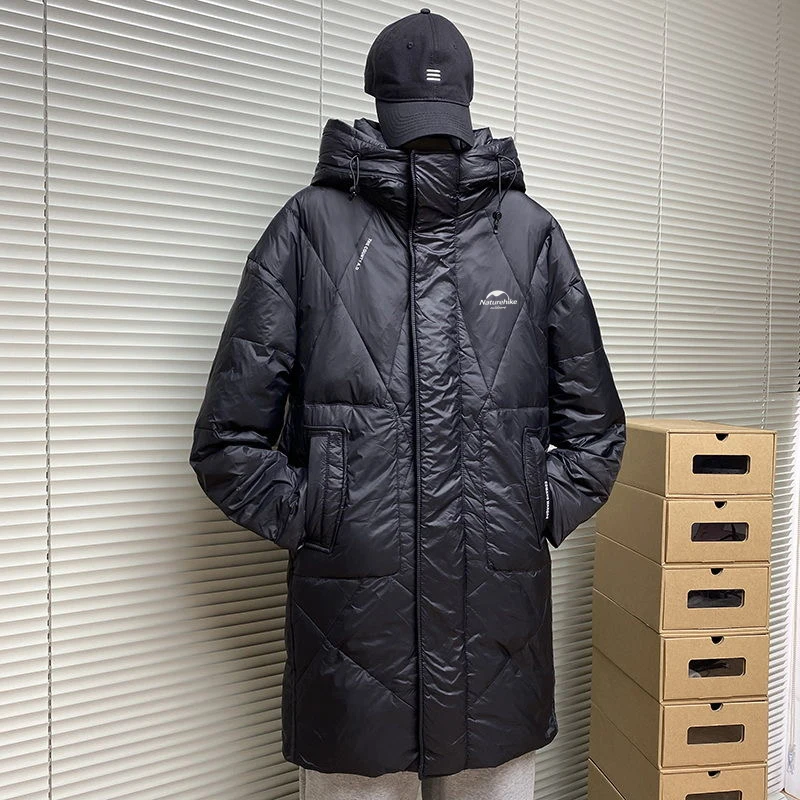 Naturehike Extended Version Jacket 800FP Ultra Dry duck's down Jacket Man Outdoor Camping Coat