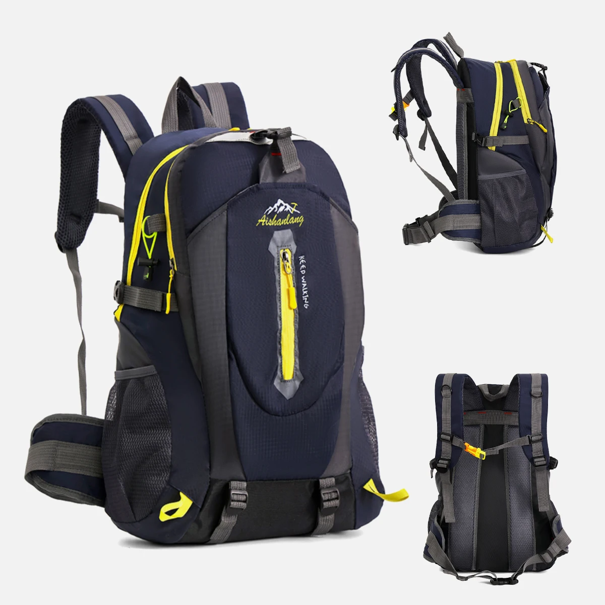 Outdoor Mountaineering Bag for Men and Women, Hiking, Fishing and Climbing Bag, Travel Backpack, Travel Backpack, Lightweight School Bag, Sports Bag, Overseas Cycling Bag