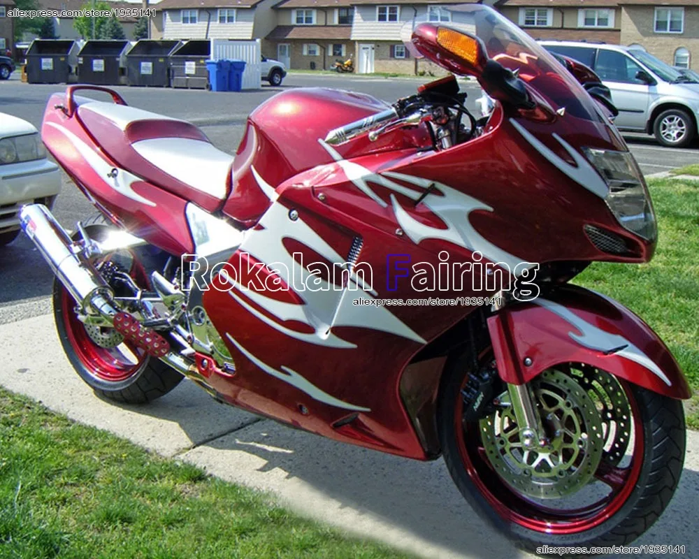 

Модный комплект для Honda CBR1100XX 96-07 CBR 1100 XX 1996-2007 красный спортивный мотоциклетный обтекатель (литьё под давлением)