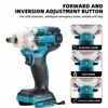 JANGKLIFE Cordless Electric Impact Wrench Power Tool Brushless Electric Wrench Hand Drill Socket For 21V Battery 2