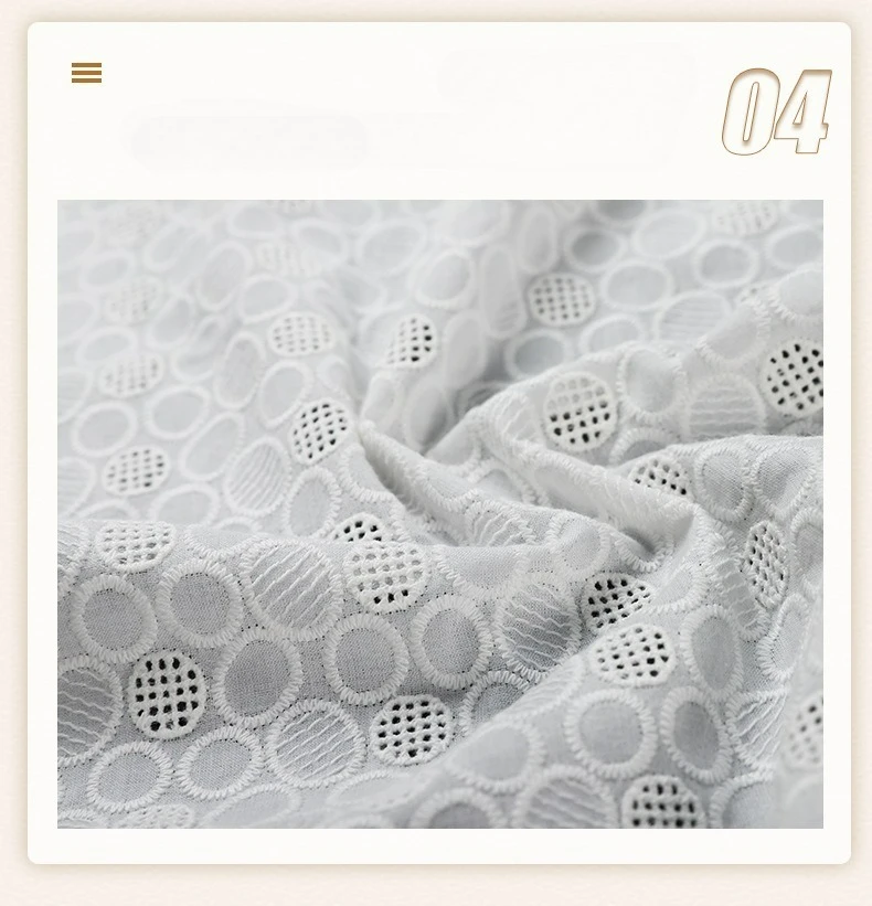 Gestickte Spitze, 100 % Baumwollstoff, wasserlöslich, hohl, kleine Blume zum Nähen von Kleidern, Kleidung, DIY, handgefertigtes Basteltuch – Detail 5