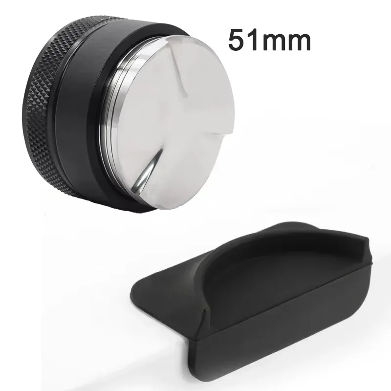 Adjustable Palm Tamper with Angled Slopes for Espresso Distribution