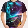 Children's Clothing Boys Tshirt Short Sleeve Cool 3D Wolf Print Kids Summer Clothes Stylish Streetwear Round Neck Girl Clothes﻿ 2