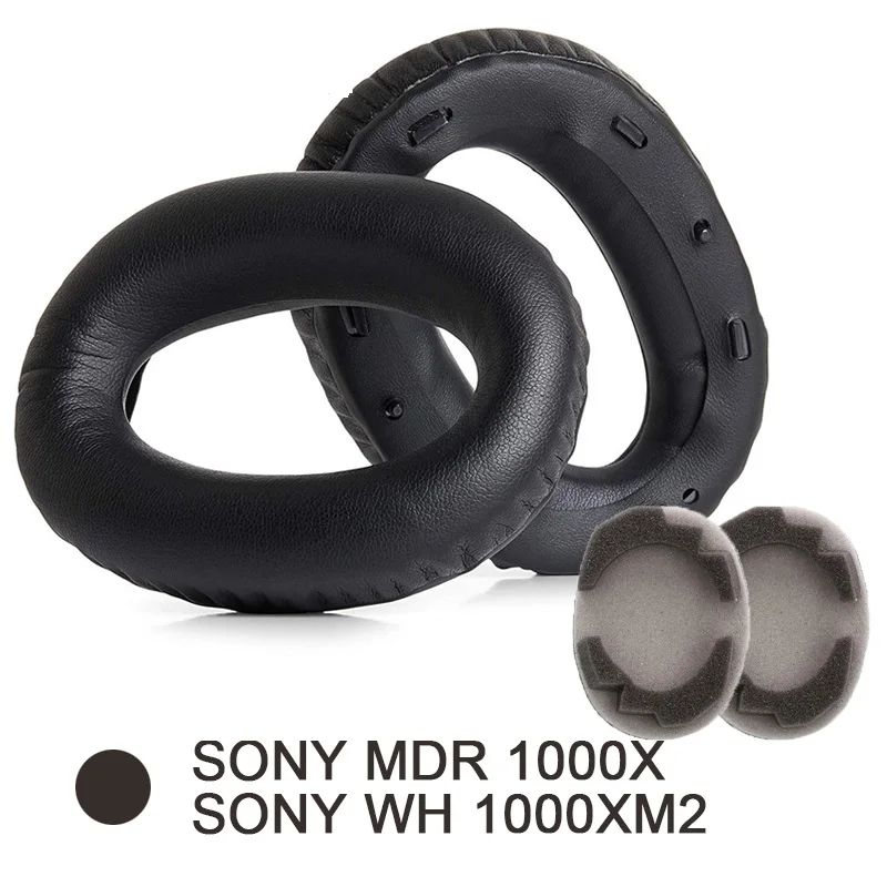 Almohadillas de repuesto para auriculares, almohadillas de espuma viscoelástica  para Sony WH-1000XM2 1000X, WH1000XM3, WH1000XM4