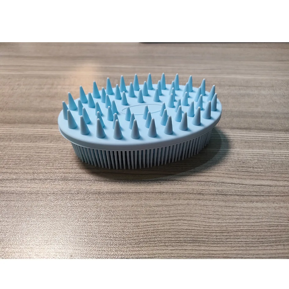Spazzola da bagno in Silicone massaggio pulito spazzola da bagno per tutto il corpo spazzola da bagno per Shampoo in Silicone per bambini - immagine 6