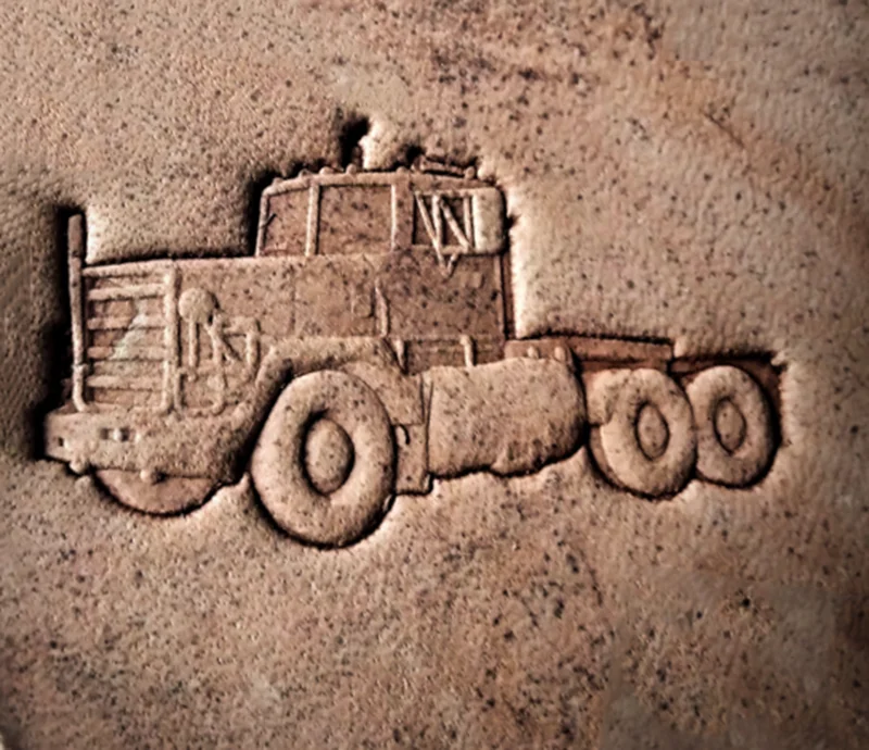 Locomotive style Motorcycles,Trucks, Tractors Hand-work DIY leather working tools carving punches stamp craft tools
