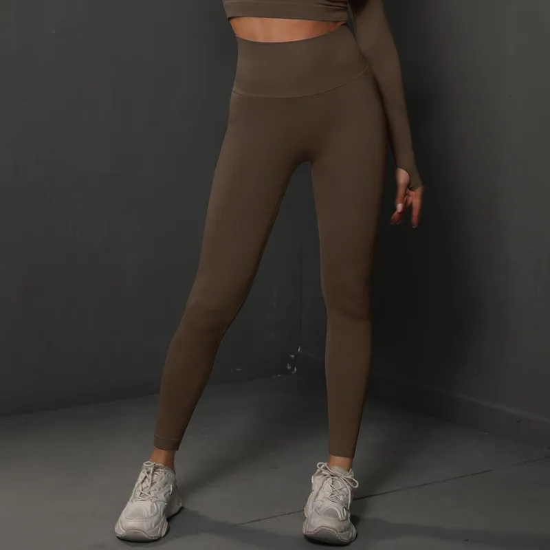 High Waist Yoga Leggings Women Seamless Push Up Sport Fitness Running Hip...