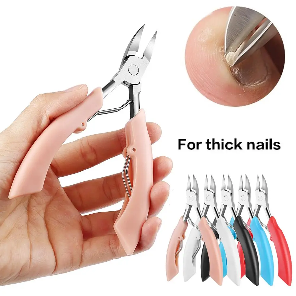 Steel Manicure Nail Trimmer Dead Skin Dirt Remover Nail Correction Nippers Cuticle Scissors Nail Clippers Eagle Nose Plier