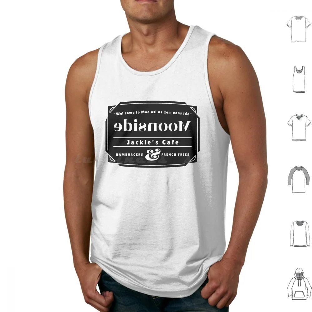 Rilegato In Terra-Madre 2-Moonside-Canotte Da Caffè Di Moonside'S Print Cotton Earthbound Mother Mother 2 Mother 3 Smash Bros Rpg