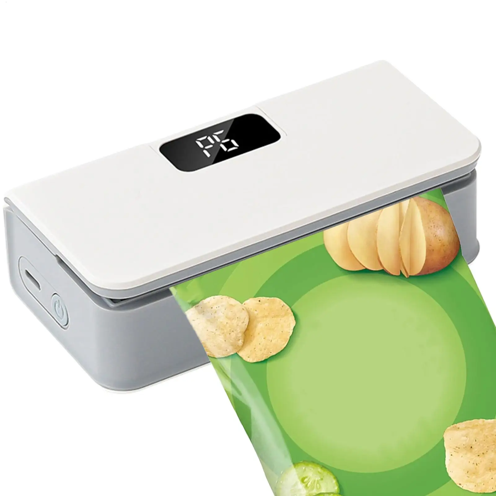 Plastic Bag Sealer Mini Heat Bag Sealing Machine Rechargable Plastic Storage Package Sealer Handheld Clip Bag Food Heat Sealer 1