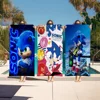 Supersonic-S-Sonic-Game Classic Movie Beach Towel Cartoon Cute Summer Kids Large Bath Pool Beach Towel Microfiber Absorbent 3