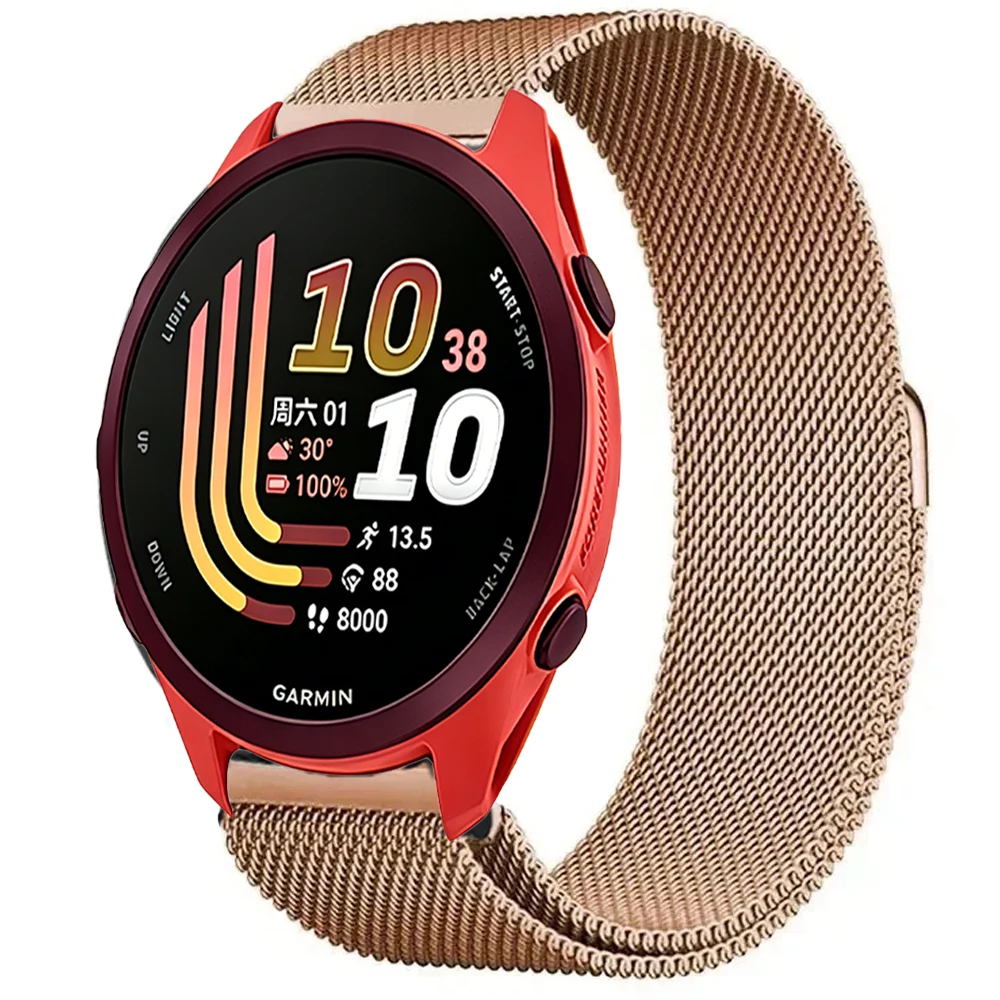 Magnetic Milanese Loop Metal Bracelet Band, 20mm 22mm