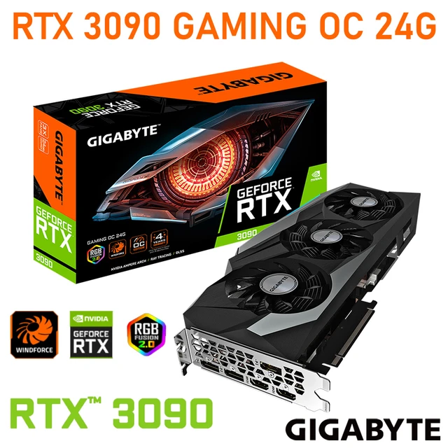 NVIDIA GeForce RTX 3090 24GB RTX 3090 Ti 24GB GDDR6X 384bit PCI Express 4.0  16X desktop computer professional graphics card - AliExpress