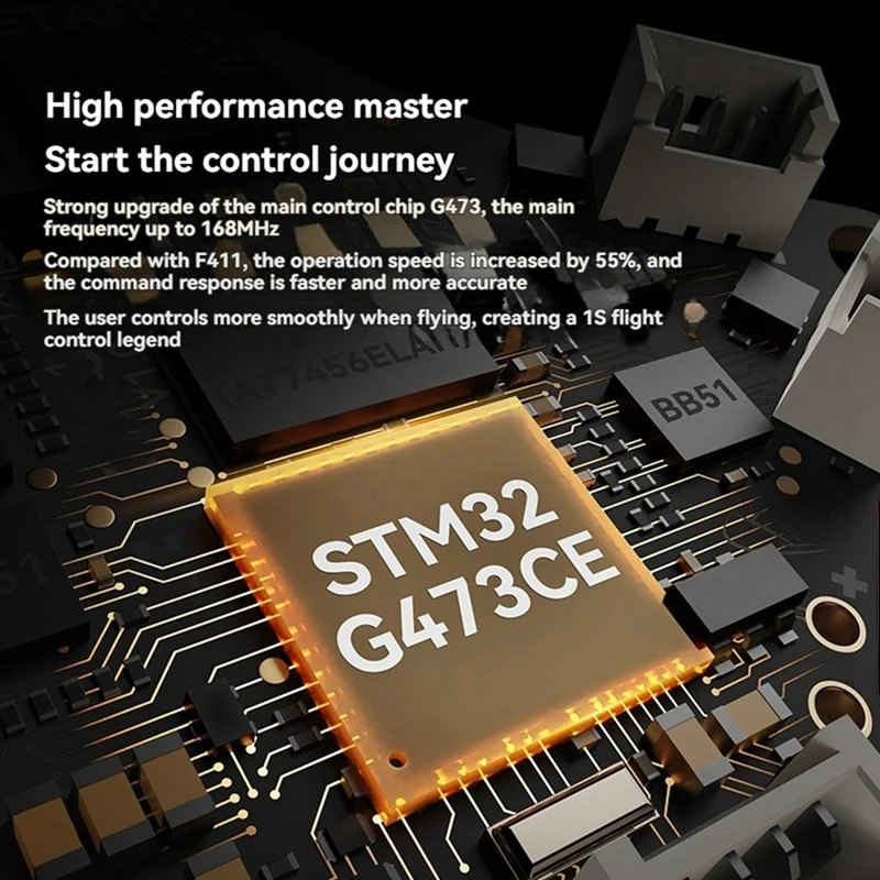 Best-Matrix 1S Brushless 5-In-1 Flight Controller AIO Brushless Flight Controller Integrated ESC Accessories
